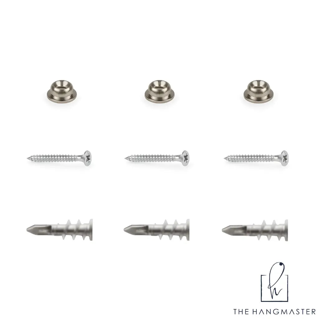 Wall Plug, Screw & Button Set for (1m) Hanging Man