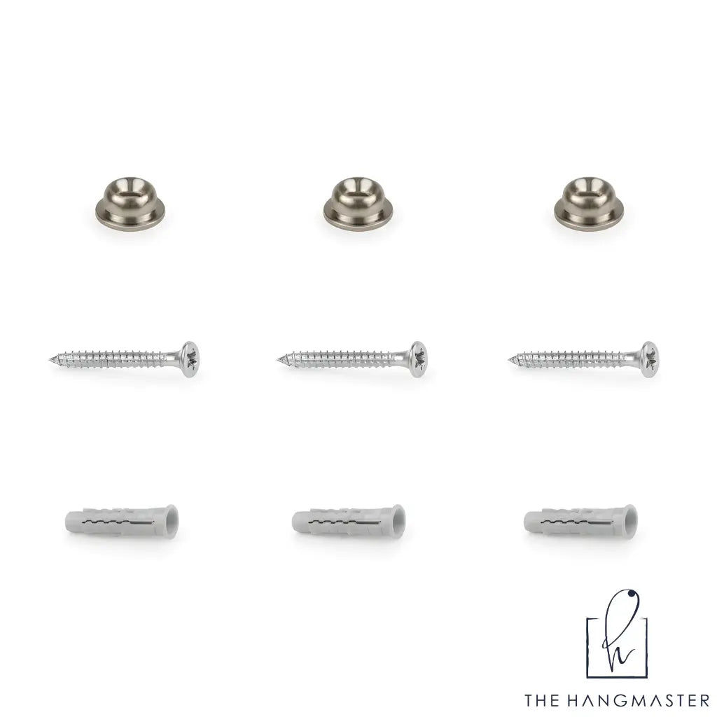 Wall Plug, Screw & Button Set for (1m) Hanging Man