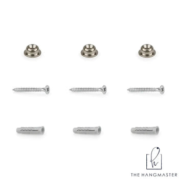 Wall Plug, Screw & Button Set for (1m) Hanging Man