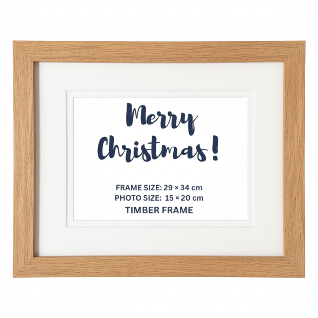 Natural Oak Wooden Picture Frame