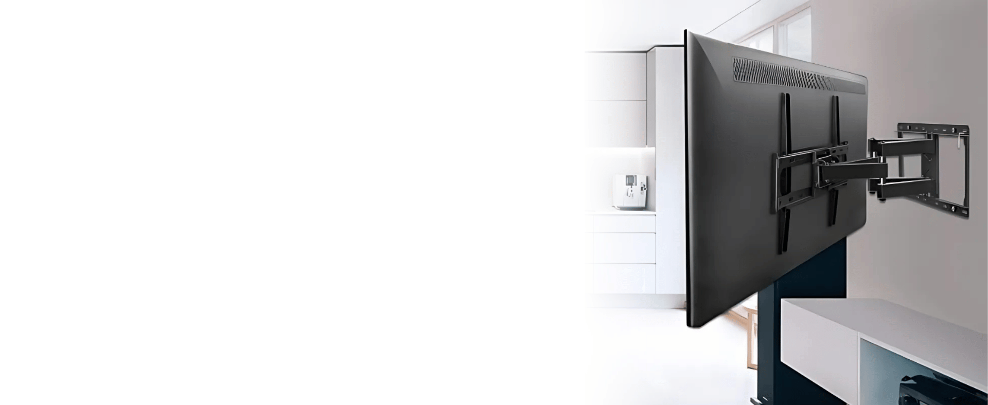 Tilt bracket for wall mounted TV in Australia.