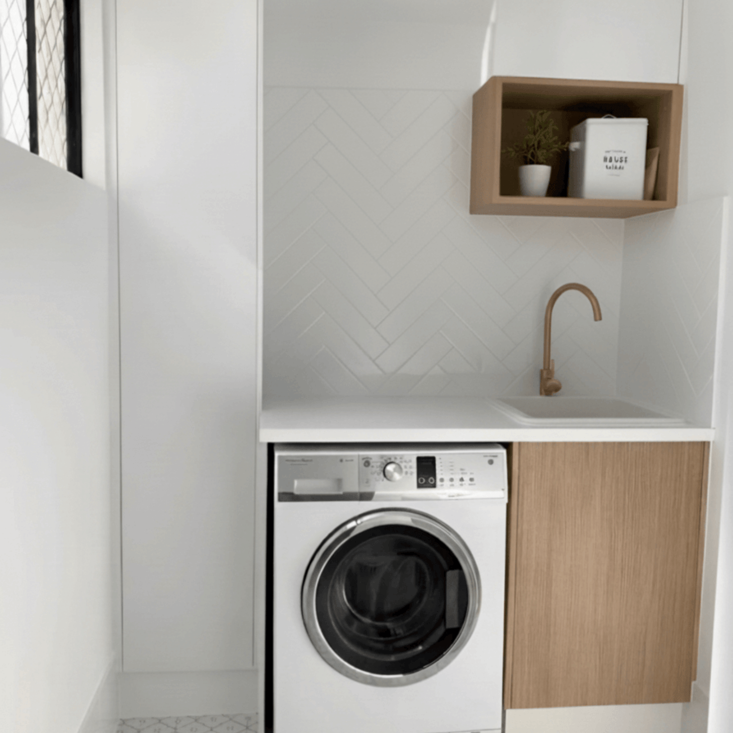Washing machine installation service in Perth, Australia.