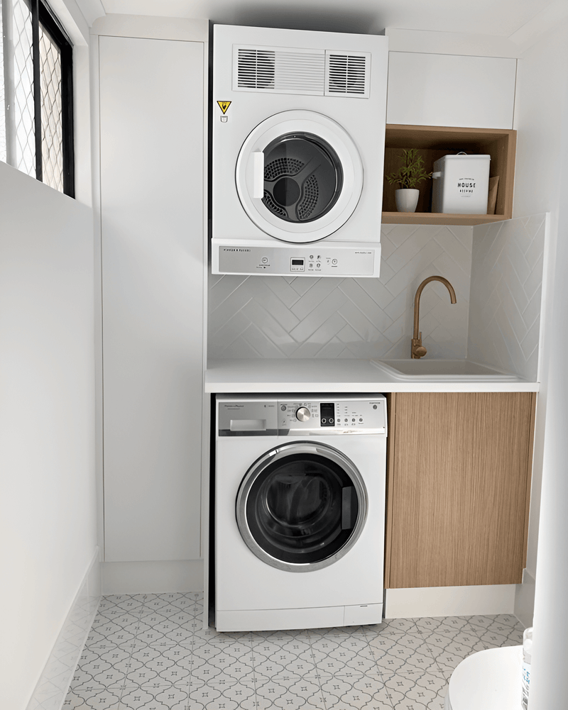 Wall mounted Dryer installation