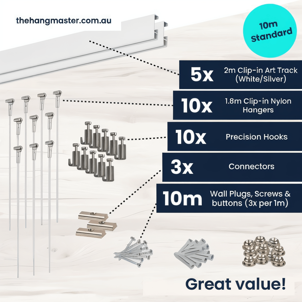 Hanging Man Art Hanging System 10 Metre Standard Package