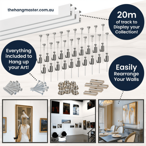 Hanging Man Art Hanging System 20 Metre Standard Package