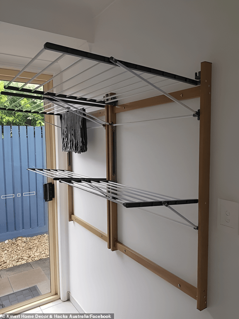 wall mounted clothes hanger