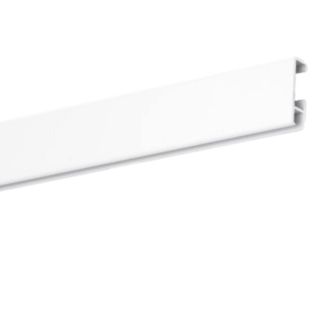 Art Track General White Australian Made Clip In Art Track - 2 metre Lengths